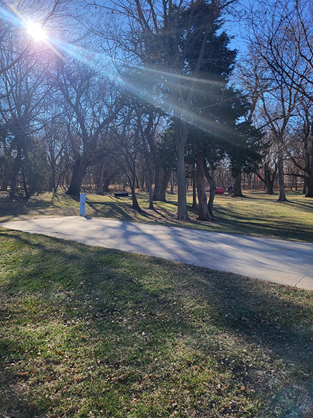 photo of camping pads at Hall County Park